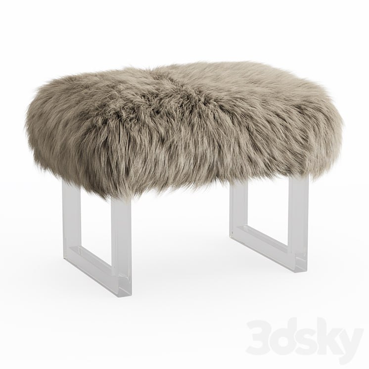 Sheepskin bench fur