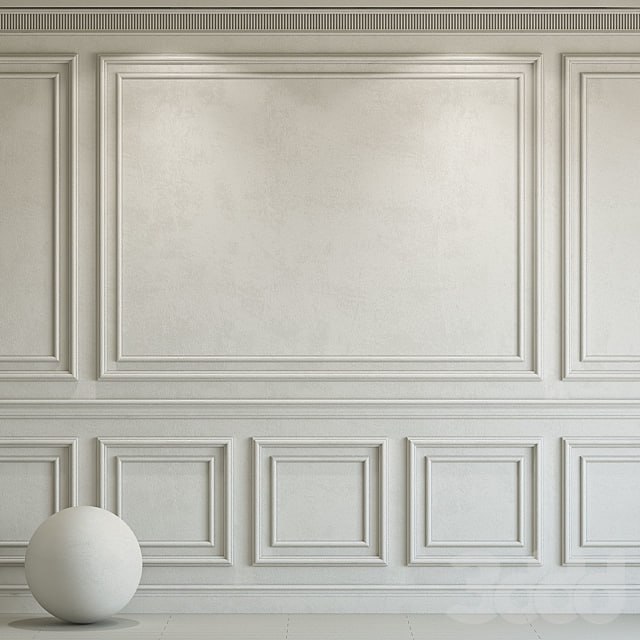 Decorative plaster with molding 215