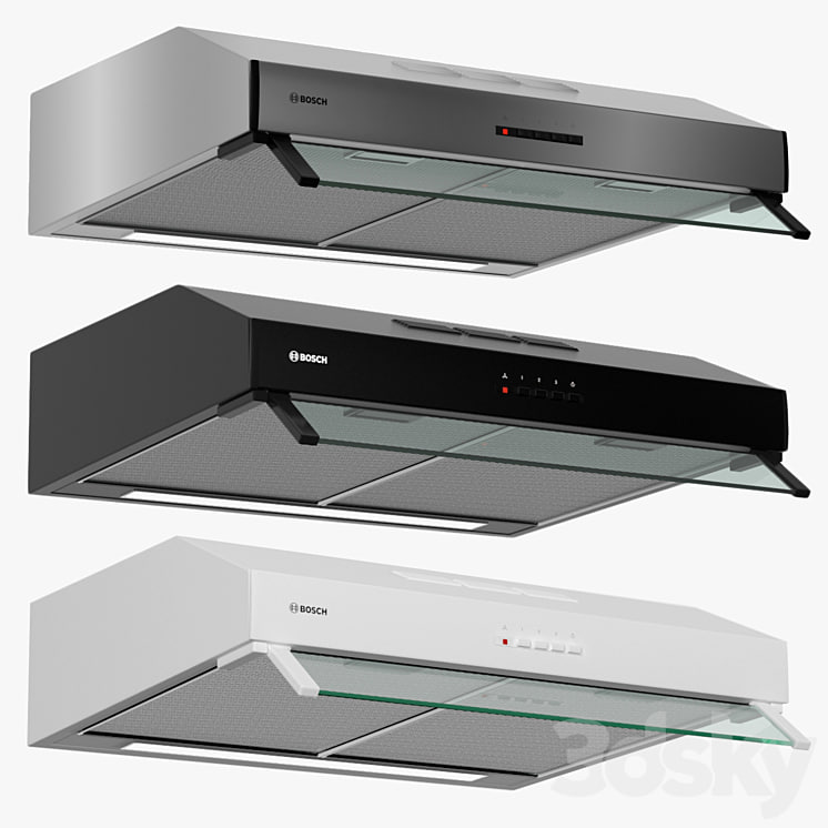 Bosch 60cm Built-under cooker hood DUL63CC50B Serie 4