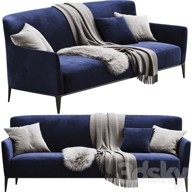 Poliform Gentleman Sofa 220 cm