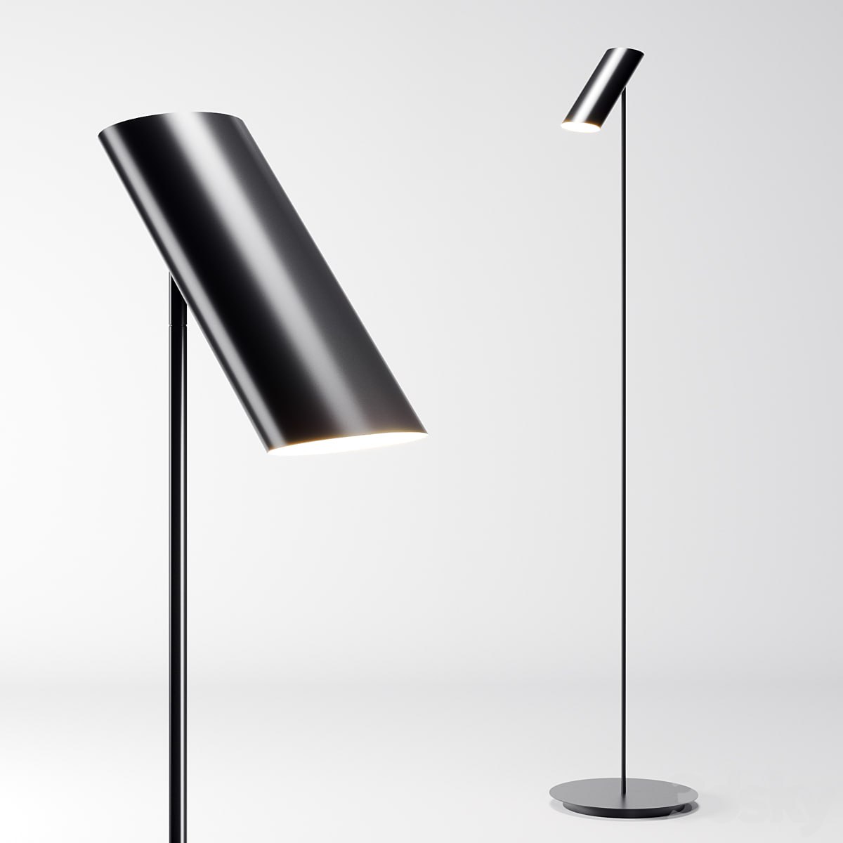 FARO LINK Black floor lamp