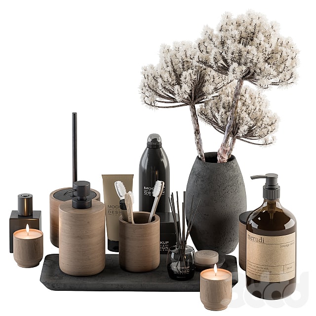 Bathroom accessory Set with Bouquet Set 19