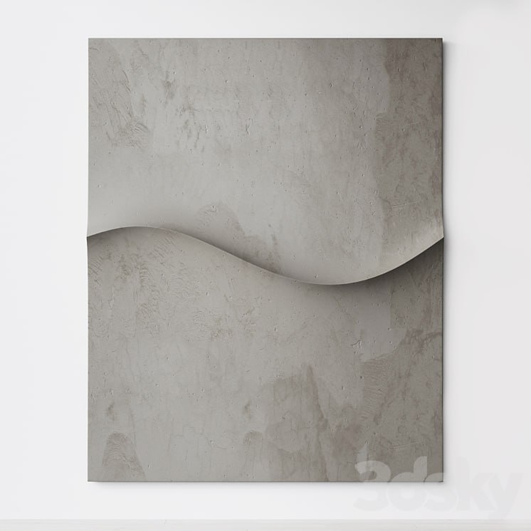 Abstract composition. Relief. Plateau. 34