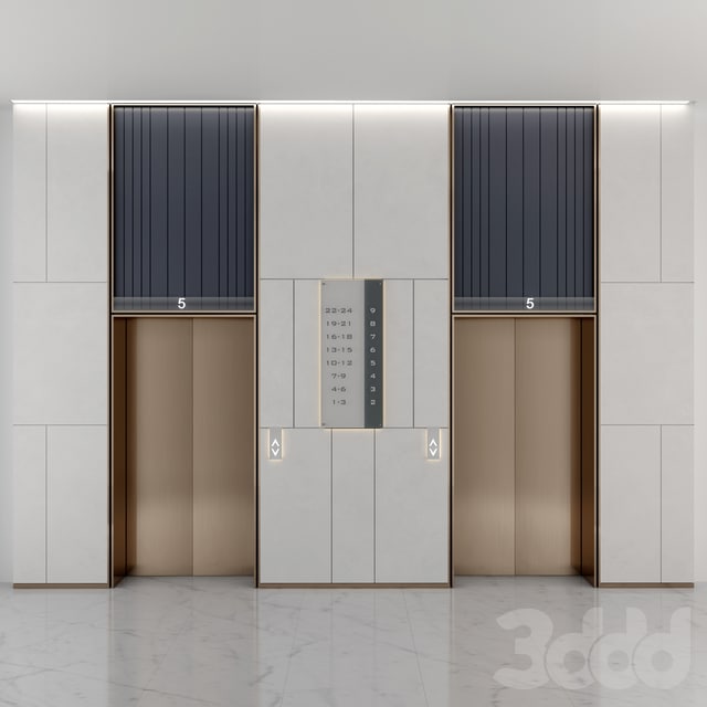 ELEVATOR LOBBY DESING 3