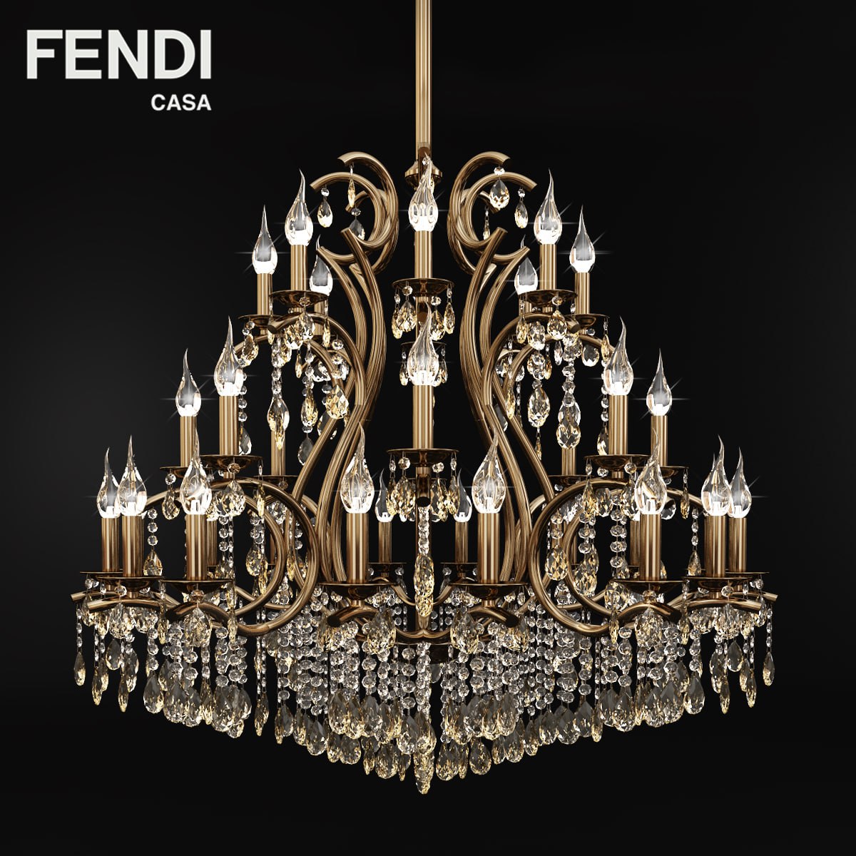 Chandelier / Fendi Casa