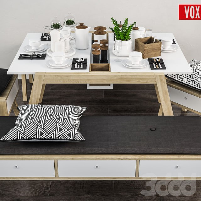 Ольга Decorative set of table _VOX _Spot