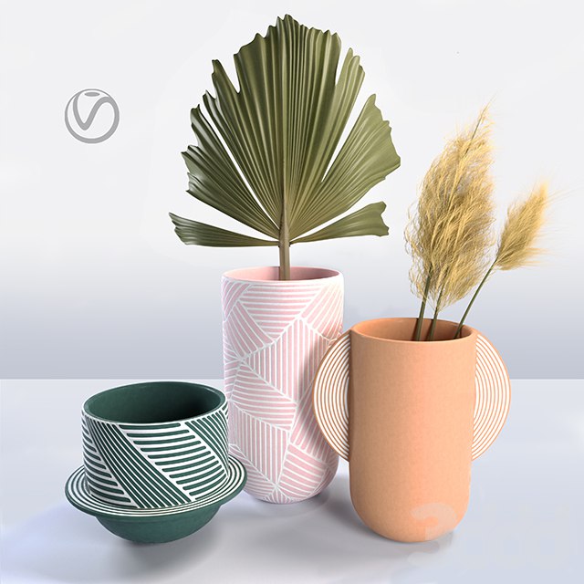 Anthropologie vase set
