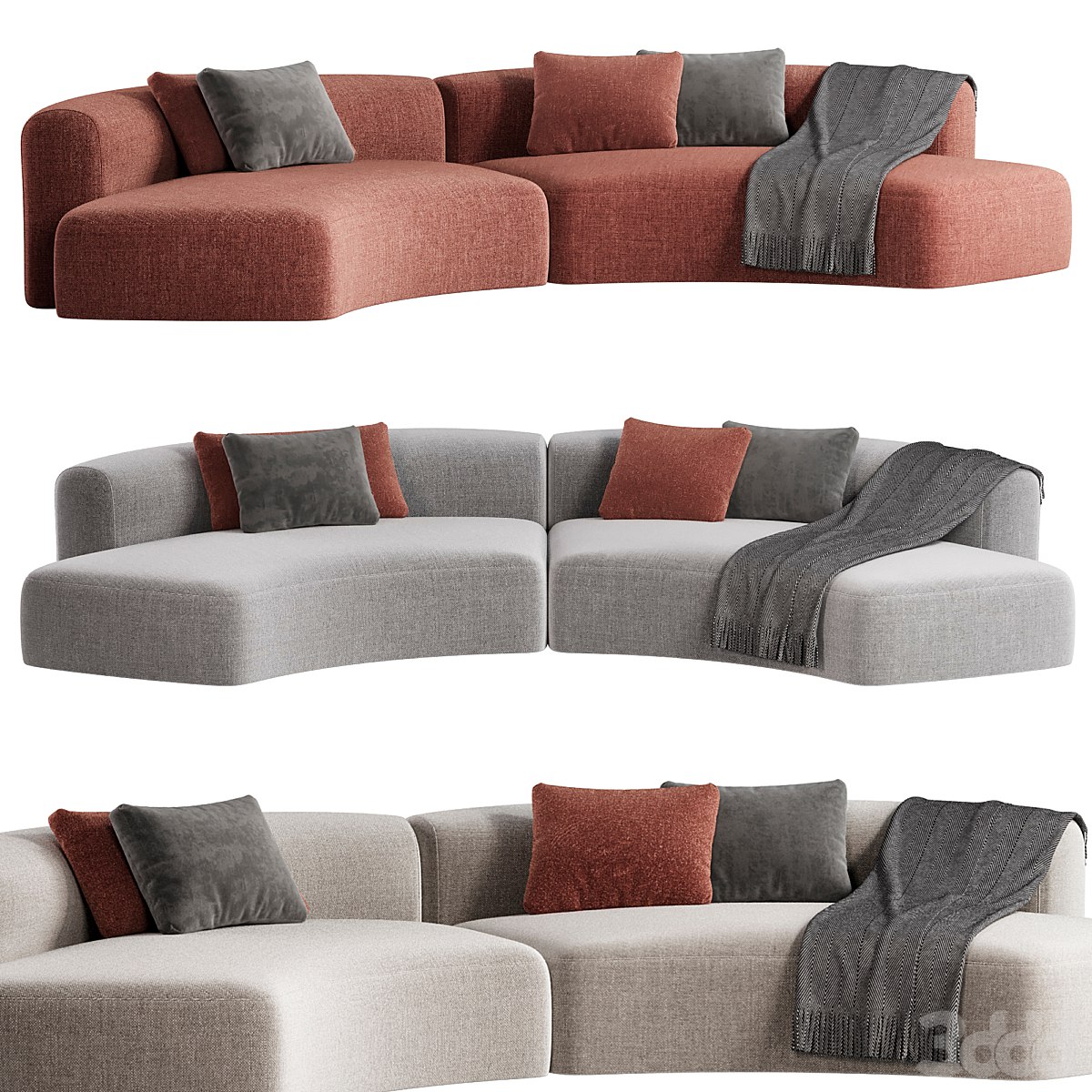 Cozy Curve Sofa