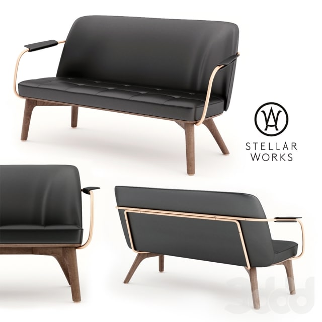 Stellarworks - Utility Lounge Chair Two Seater