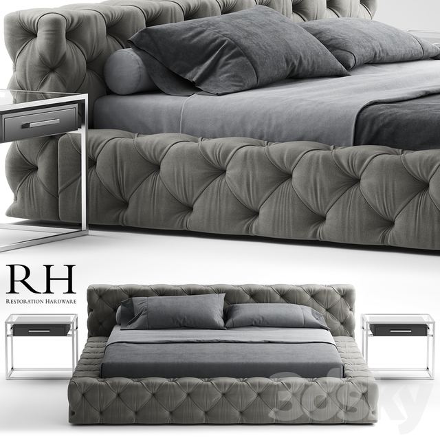 Bed rh soho bed