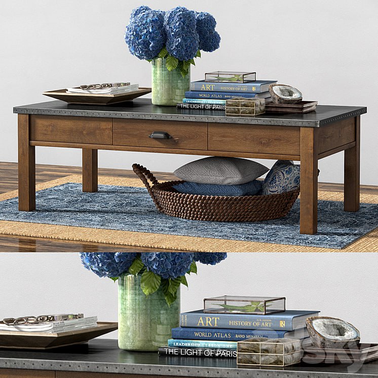 Pottery barn CHANNING COFFEE TABLE