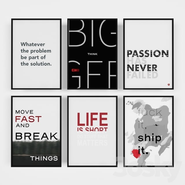 Selected paintings "Quote"