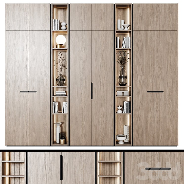 Modular wardrobes in modern style 67