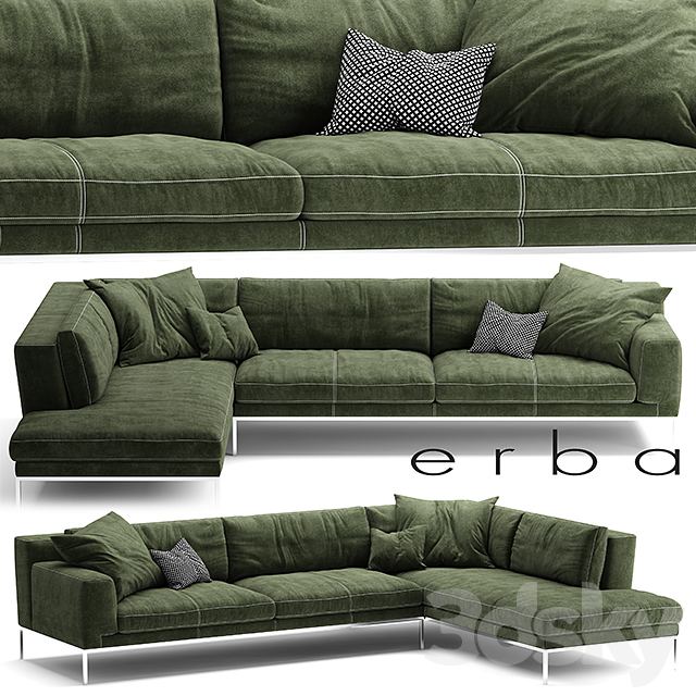 Sofa ERBA ITALIA EDIZIONE Sectional sofa