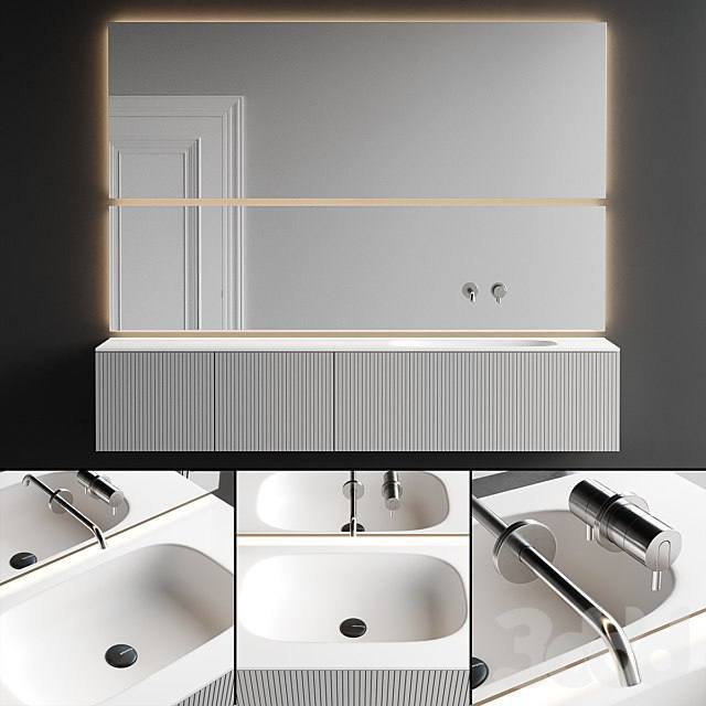 Antonio Lupi Design Binario 12 Vanity Unit Set 2