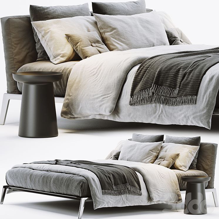 Flexform Lifesteel Bed