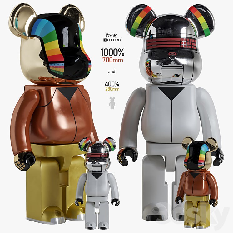 Bearbrick / Daft Punk Discovery