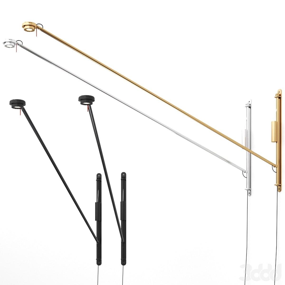 FIFTY-FIFTY Wall lamp by Hay