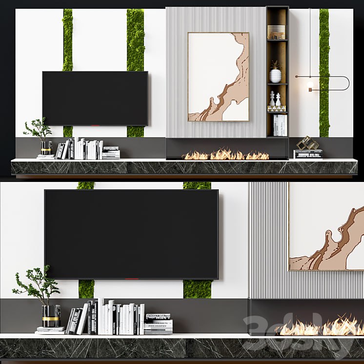 TV wall modern 73