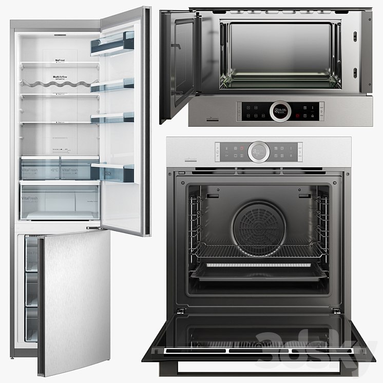 Bosch series 8 kitchen appliances set