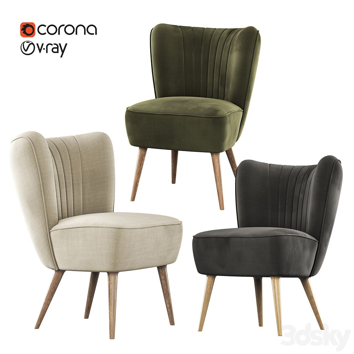 Vintage Cocktail Armchair