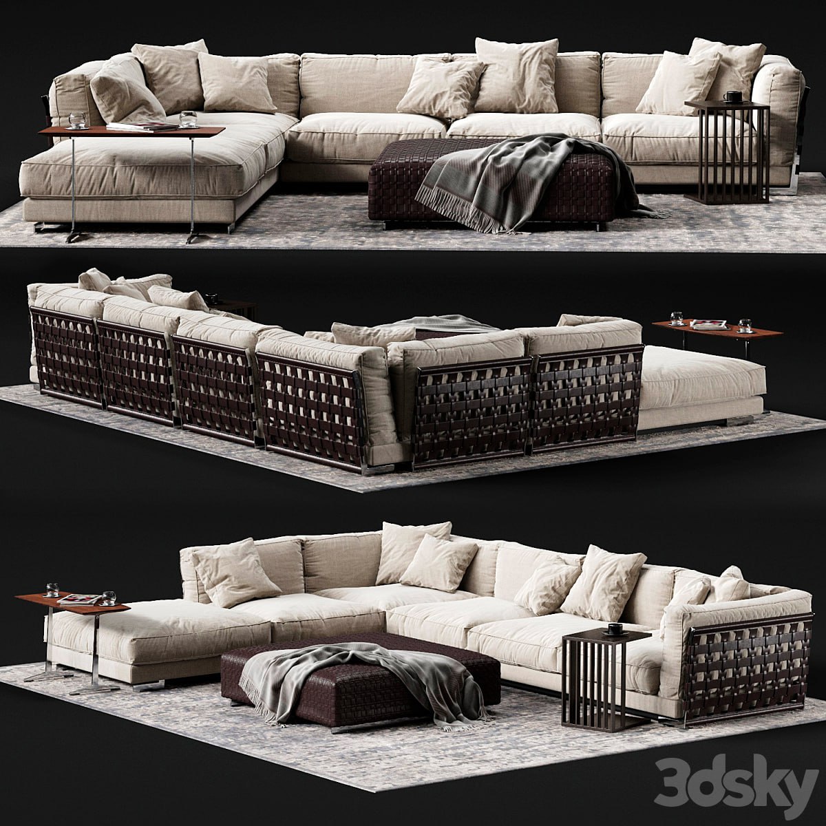 FLEXFORM CESTONE Corner Sofa
