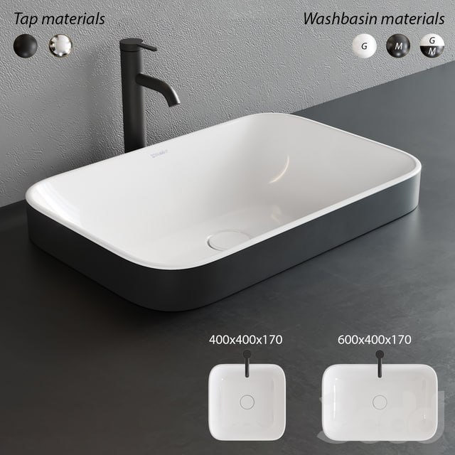 [DSerebrennikov](https://t.me/DSerebrennikov) Duravit HAPPY D.2 PLUS Rectangular Washbasin Set2 .2_plus