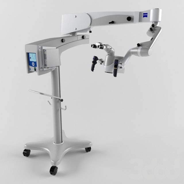 Motorized dental microscope