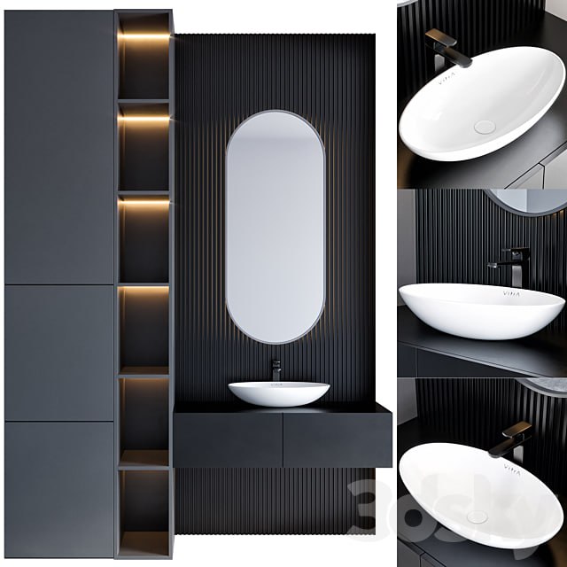QQ boy bathroom furniture 60