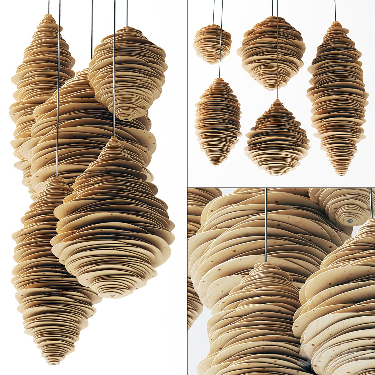 [bondarchuk_design](https://t.me/bondarchuk_design) Parametric vespiary decor n1 / Parametric plywood hives