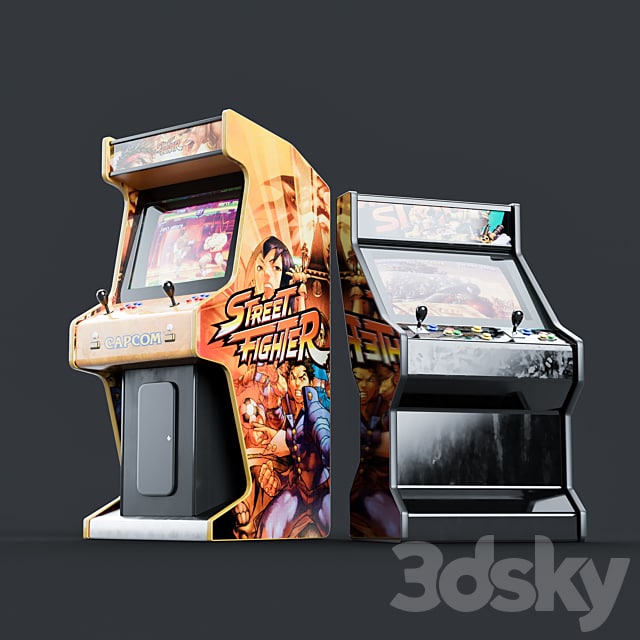 Arcade machines StreetFighter and MetalSlug