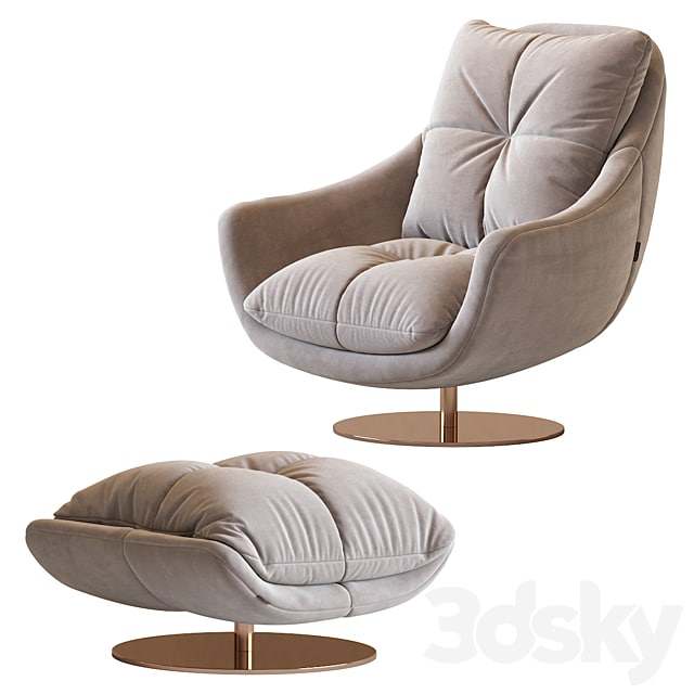 Sophia Swivel armchair
