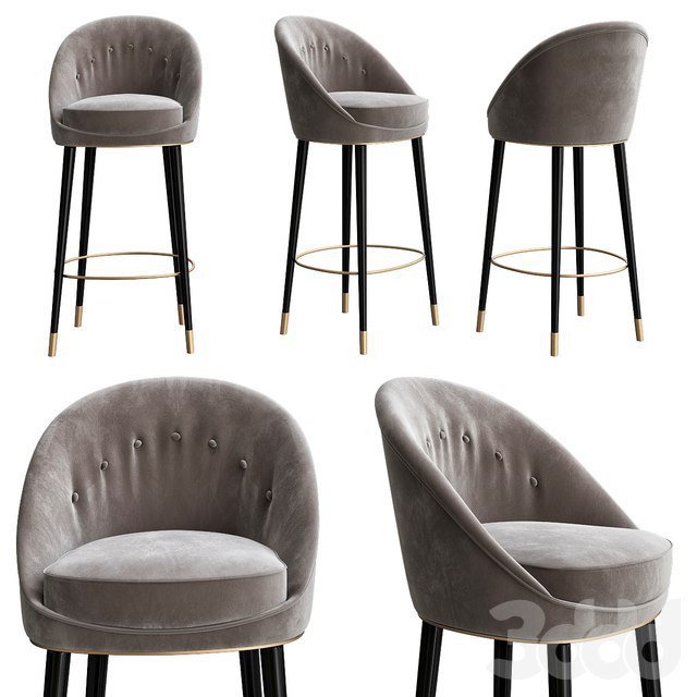 Malay bar chair by Brabbu