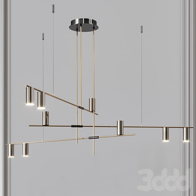 TRIBES CHANDELIER Nickel