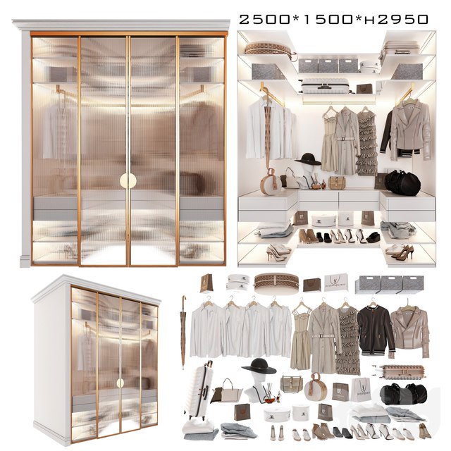 Wardrobe unit in the bedroom_2