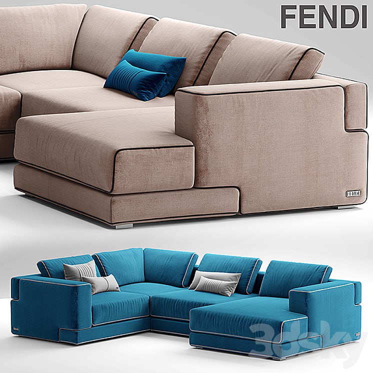 Sofa sloane fendi casa