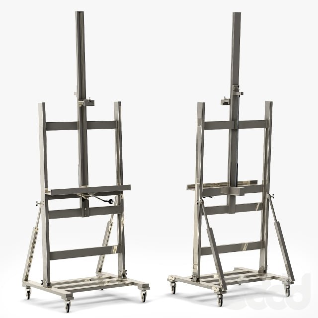 Restoration Hardware POLISHED NICKEL TV EASEL