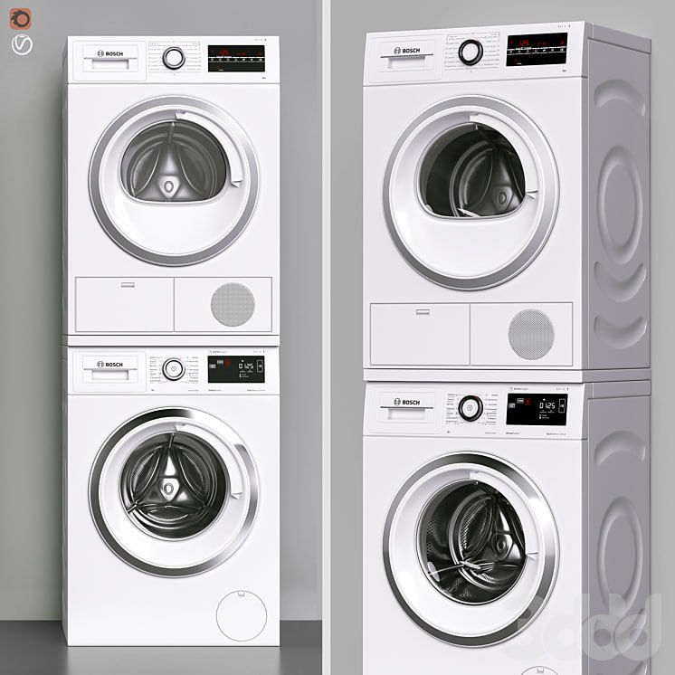 BOSCH washing machine and dryer