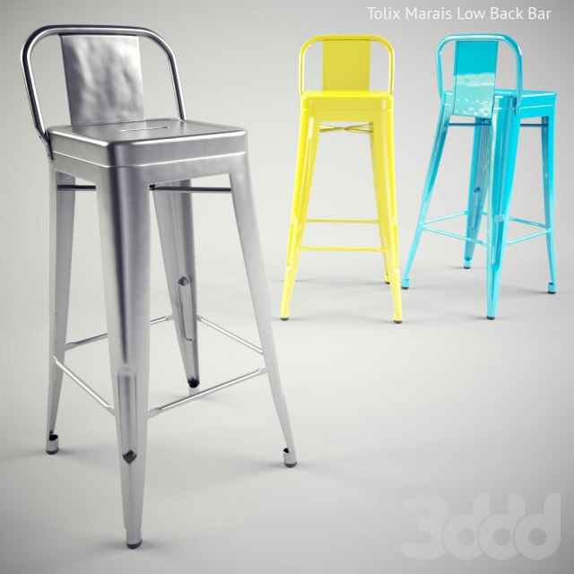 Tolix Marais Low Back Bar