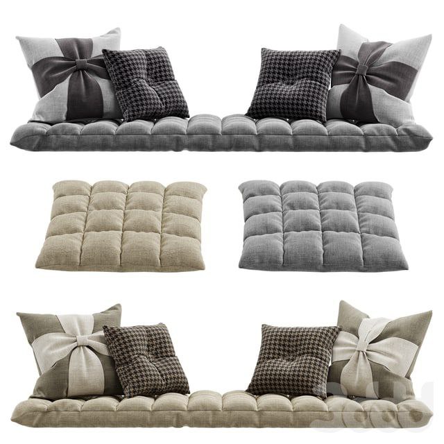 Seat pillow set 4