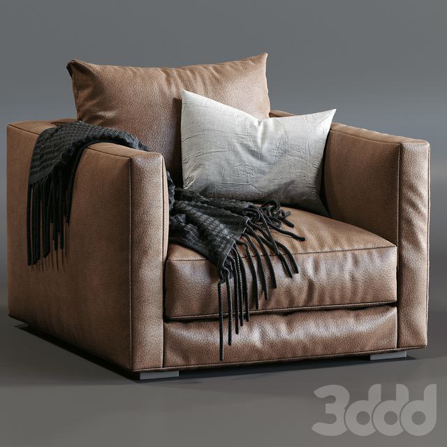 Leather Armchair Tango By Marac