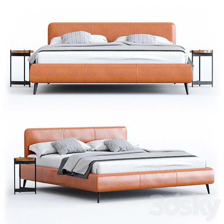 Bed with Aris grille, DITRE ITALIA factory, RELAX COLLECTION collection
