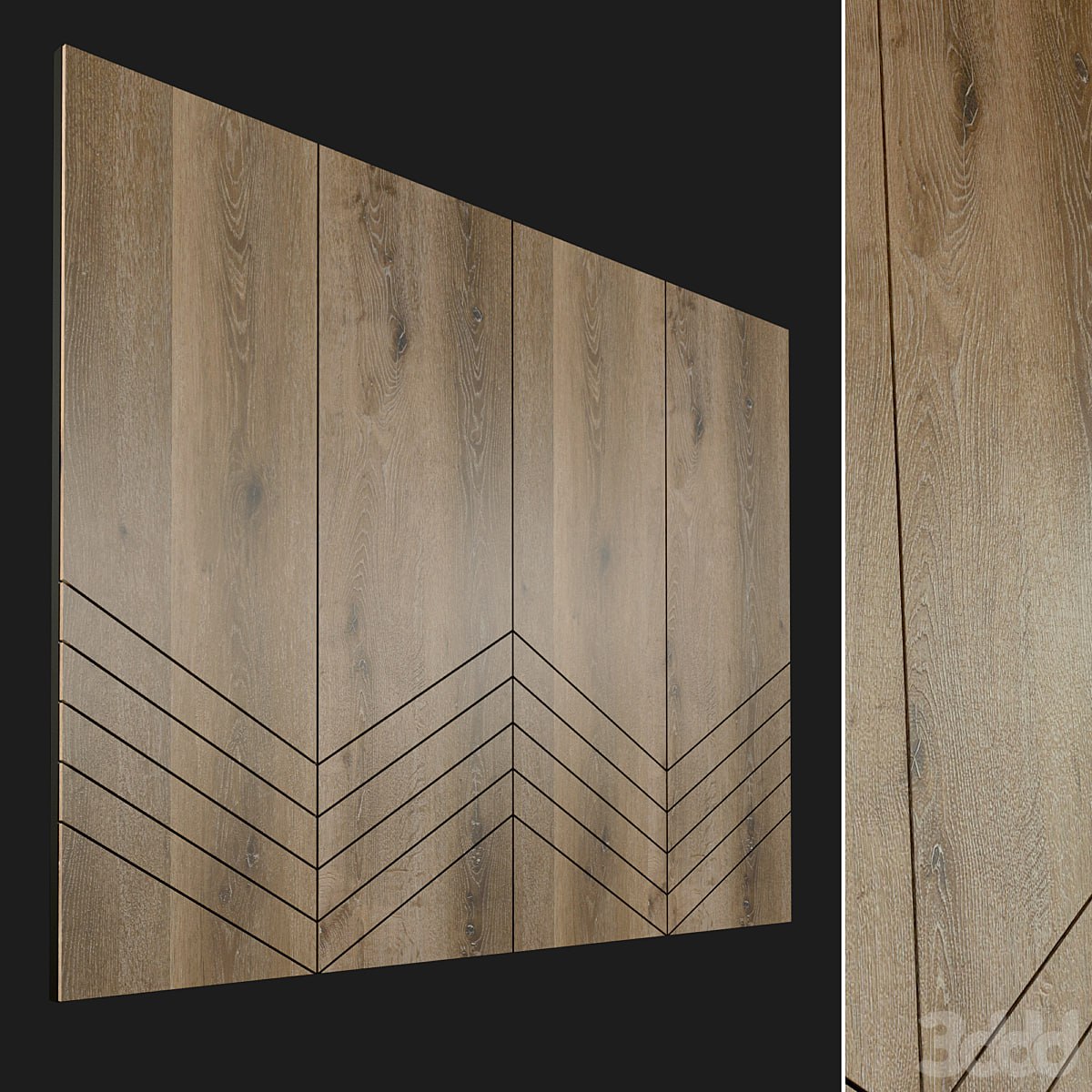 Wall panel made of wood. Decorative wall. 95