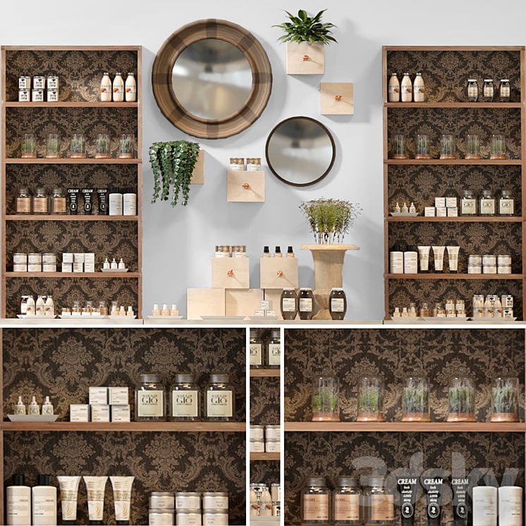 Beauty salon and cosmetics