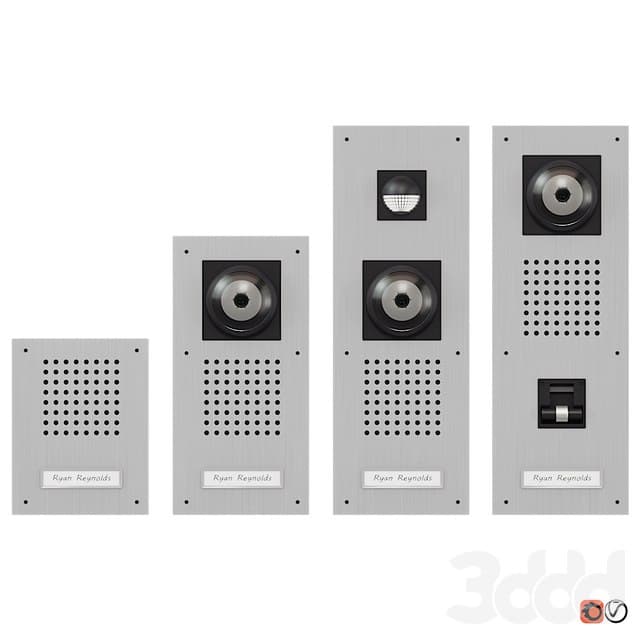 Set of on-door speakerphones Siedle Standart Versions