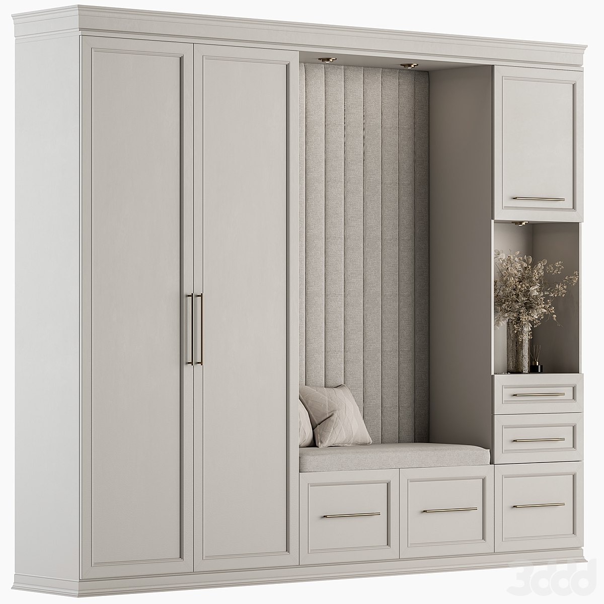 Hallway 56 - White and Cream Entrance