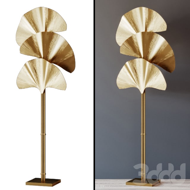 Floor Lamp Las Palmas Gold