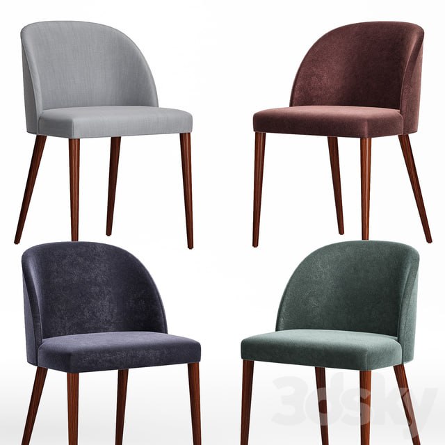 Camille Anthracite Italian Dining Chair