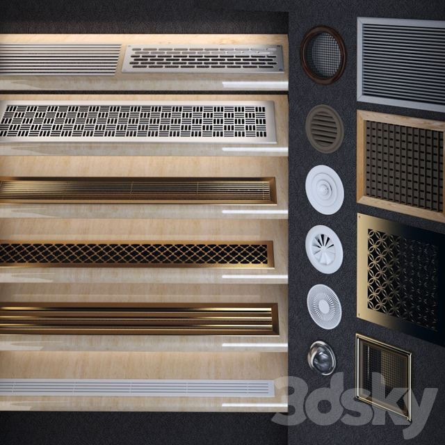 Ventilation grilles and diffusers