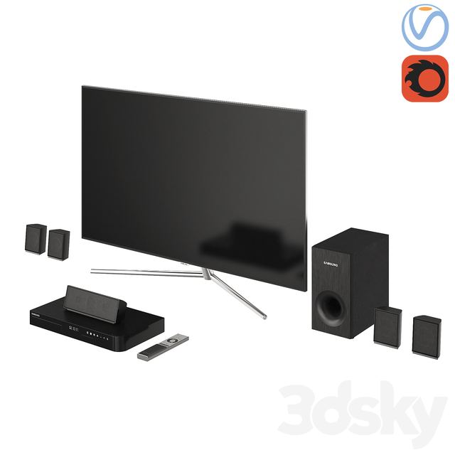 Samsung TV QLED Home Cinema Blu-ray 2